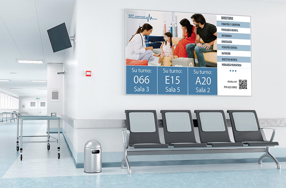 Beneficios de la señalización digital hospitalaria